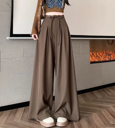 high waist wide leg pleated palazzo pants for women high waist wide leg pleated palazzo pants for women